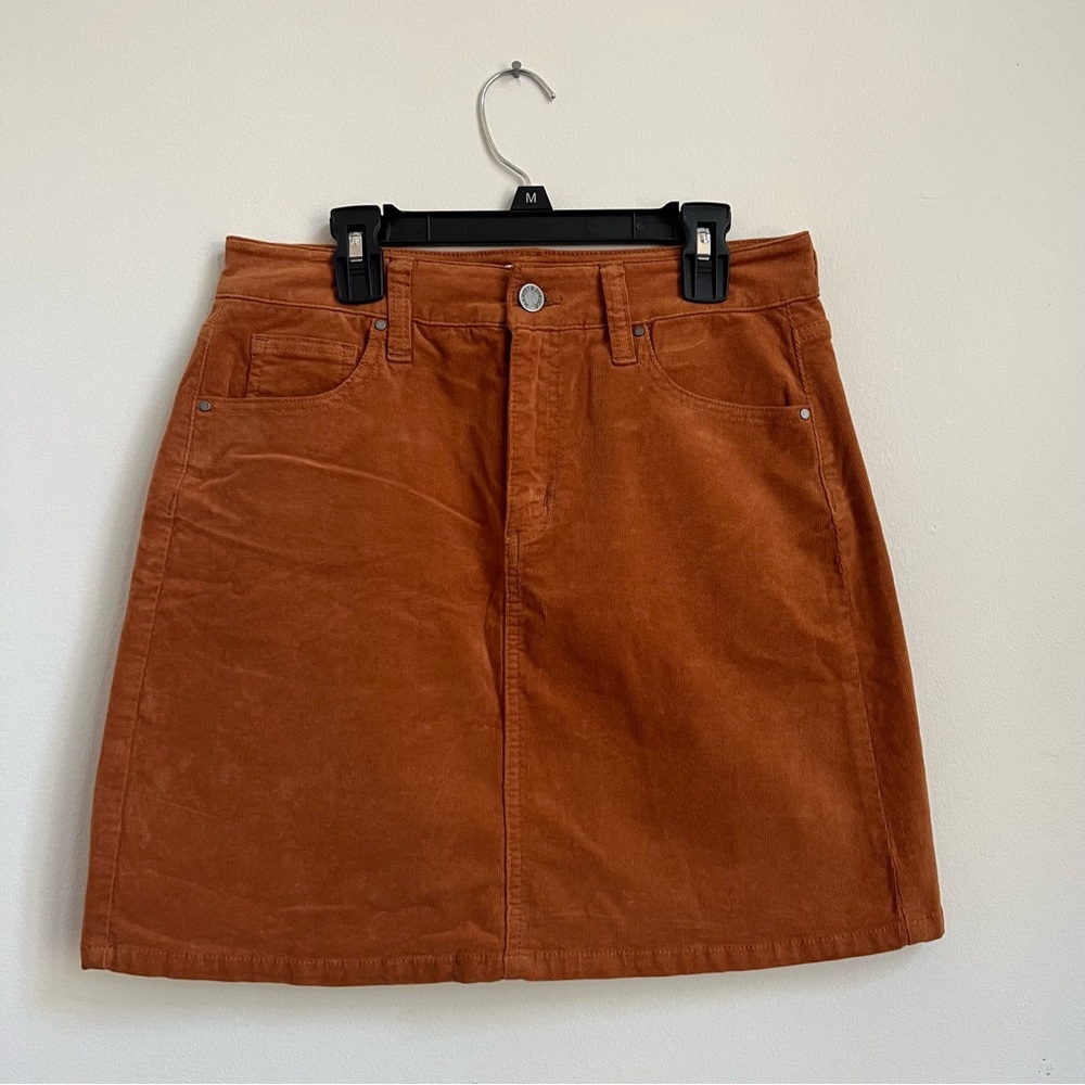 Market & Spruce Adalee Corduroy Skirt | Burnt Orange | Size 4